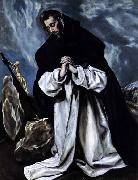 GRECO, El St Dominic in Prayer oil painting reproduction